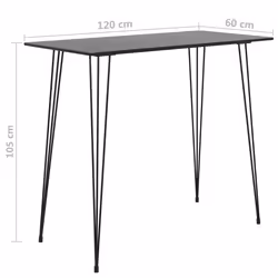 VidaXL 248143 table de cuisine et de salle à manger - Vue supplémentaire 4