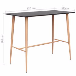 VidaXL 248146 table de cuisine et de salle à manger - Vue supplémentaire 5