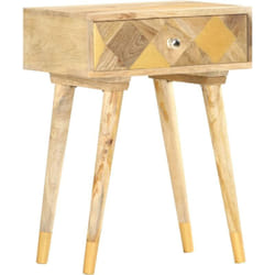 Vidaxl - Table de chevet 43 x 30 x 58 cm Bois de manguier massif