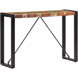 Introduisez un air de charme industriel à votre espace de vie avec notre élégante table console en bois solide ! La table de ...
