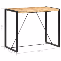 VidaXL 285957 table de cuisine et de salle à manger - Vue supplémentaire 5