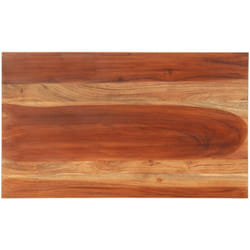 Dessus de table bois massif d'acacia 25-27 mm 60x100 cm Vidaxl