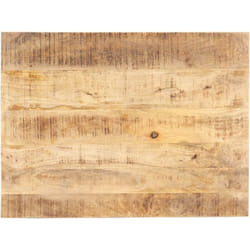 Dessus de table Bois de manguier solide 15-16 mm 70x60 cm