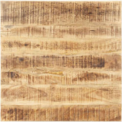 Dessus de table Bois de manguier solide 25-27 mm 60x60 cm Vidaxl
