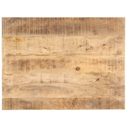 Dessus de table Bois de manguier solide 25-27 mm 70x60 cm Vidaxl