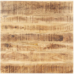 Dessus de table Bois de manguier solide 25-27 mm 80x80 cm Vidaxl