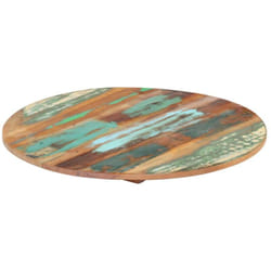 Dessus de table rond 50 cm 15-16 mm Bois de récupération