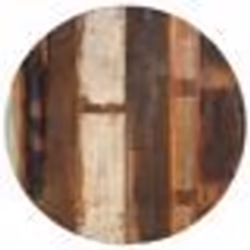 vidaXL Dessus de table rond 70 cm 15-16 mm Bois de récupération - TU