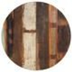 vidaXL Dessus de table rond 70 cm 15-16 mm Bois de récupération - TU