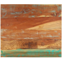Dessus de table rectangulaire 70x80 cm 25-27 mm Bois récupéré Vidaxl