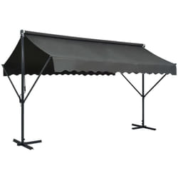 Vidaxl - Auvent sur pied 400 x 300 cm Anthracite