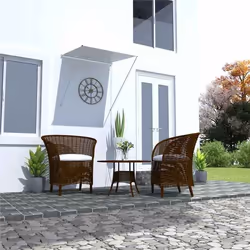 vidaXL Auvent rétractable 100x150 cm Crème - TU