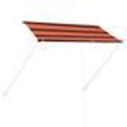 vidaXL Auvent rétractable 250x150 cm Orange et marron - TU