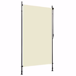 vidaXL Store roulant d'extérieur 120 x 270 cm Crème - TU