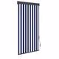 vidaXL Store roulant d'extérieur 100x250 cm Bleu et blanc - TU