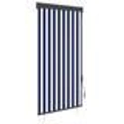 vidaXL Store roulant d'extérieur 100x250 cm Bleu et blanc - TU