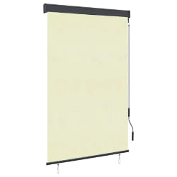 vidaXL Store roulant d'extérieur 120 x 250 cm Crème