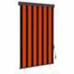 vidaXL Store roulant d'extérieur 120x250 cm Orange et marron - TU