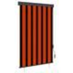 vidaXL Store roulant d'extérieur 120x250 cm Orange et marron - TU