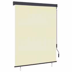 vidaXL Store roulant d'extérieur 140 x 250 cm Crème