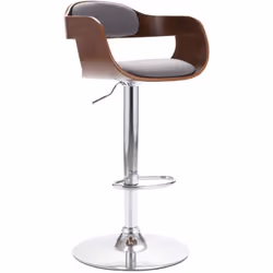 Cette chaise de bar élégante est conçue pour vous offrir le plus grand confort d'assise, avec un design soigné mais intempore ...