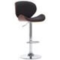 vidaXL Tabouret de bar Noir Similicuir