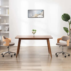 vidaXL - Chaise pivotante taupe