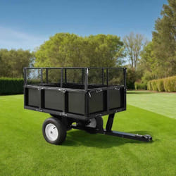 Vidaxl - Remorque basculante pour tondeuse de pelouse Charge de 300 kg