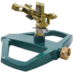 vidaXL Arroseur rotatif Vert 21x22x13 cm Métal