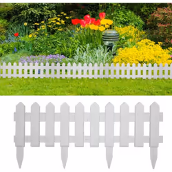 Description générale Dotées d'un design classique de clôture de jardin, ces bordures de pelouse seront un ajout pratique et d ...