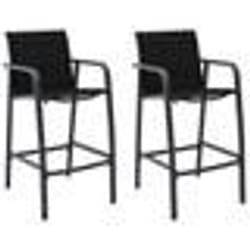 VidaXL 48116 chaise d'extérieur Terrace Textile Noir