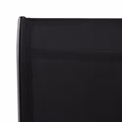 VidaXL 48117 chaise d'extérieur Terrace Acier, Textile Noir - Vue supplémentaire 6