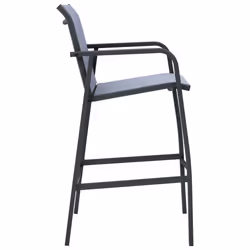 VidaXL 48118 chaise d'extérieur Terrace Acier, Textile Gris - Vue supplémentaire 4