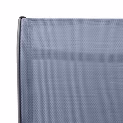 VidaXL 48119 chaise d'extérieur Terrace Acier, Textile Gris - Vue supplémentaire 6