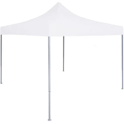 Vidaxl - Tente de réception pliable professionnelle 3x3 m Acier Blanc