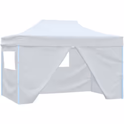 Cette tente pliable avec 4 parois latérales sera idéale pour un large éventail d'événements en plein air, telles que des spec ...