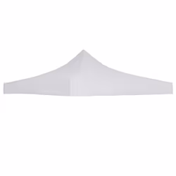 vidaXL Toit de tente de réception 3 x 3 m Blanc - TU