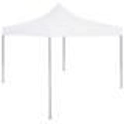 vidaXL Tente réception pliable professionnelle 2x2 m Acier Blanc - TU