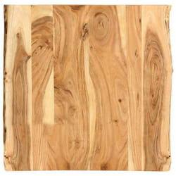 vidaXL Dessus de table Bois d'acacia massif 58x(50-60)x2,5 cm - TU
