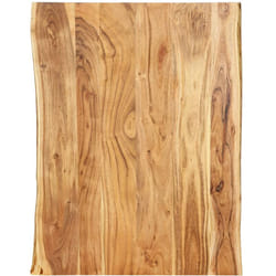 Dessus de table Bois d'acacia massif 80x(50-60)x2,5 cm Vidaxl