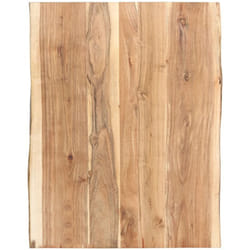 Dessus de table Bois d'acacia massif 80x(50-60)x3,8 cm Vidaxl
