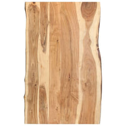 Table en bois acacia en bois massif en tête de différentes tailles Taille : 100x60x3