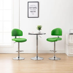 Vidaxl - Tabourets De Bar Lot De 2 Vert Similicuir