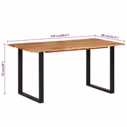 VidaXL 286473 table de cuisine et de salle à manger - Vue supplémentaire 8