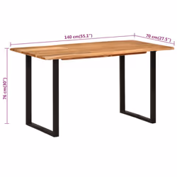 VidaXL 286474 table de cuisine et de salle à manger - Vue supplémentaire 8