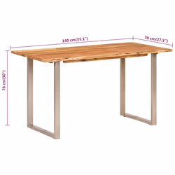 VidaXL 286478 table de cuisine et de salle à manger - Vue supplémentaire 8
