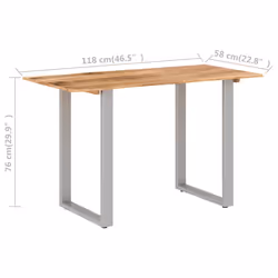 VidaXL 286479 table de cuisine et de salle à manger - Vue supplémentaire 7