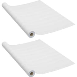 vidaXL Films autoadhésifs pour portes 2 pcs Bois blanc 210x90 cm PVC