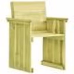 vidaXL Chaise de jardin Bois de pin imprégné - TU