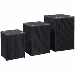 VidaXL 46984, Noir